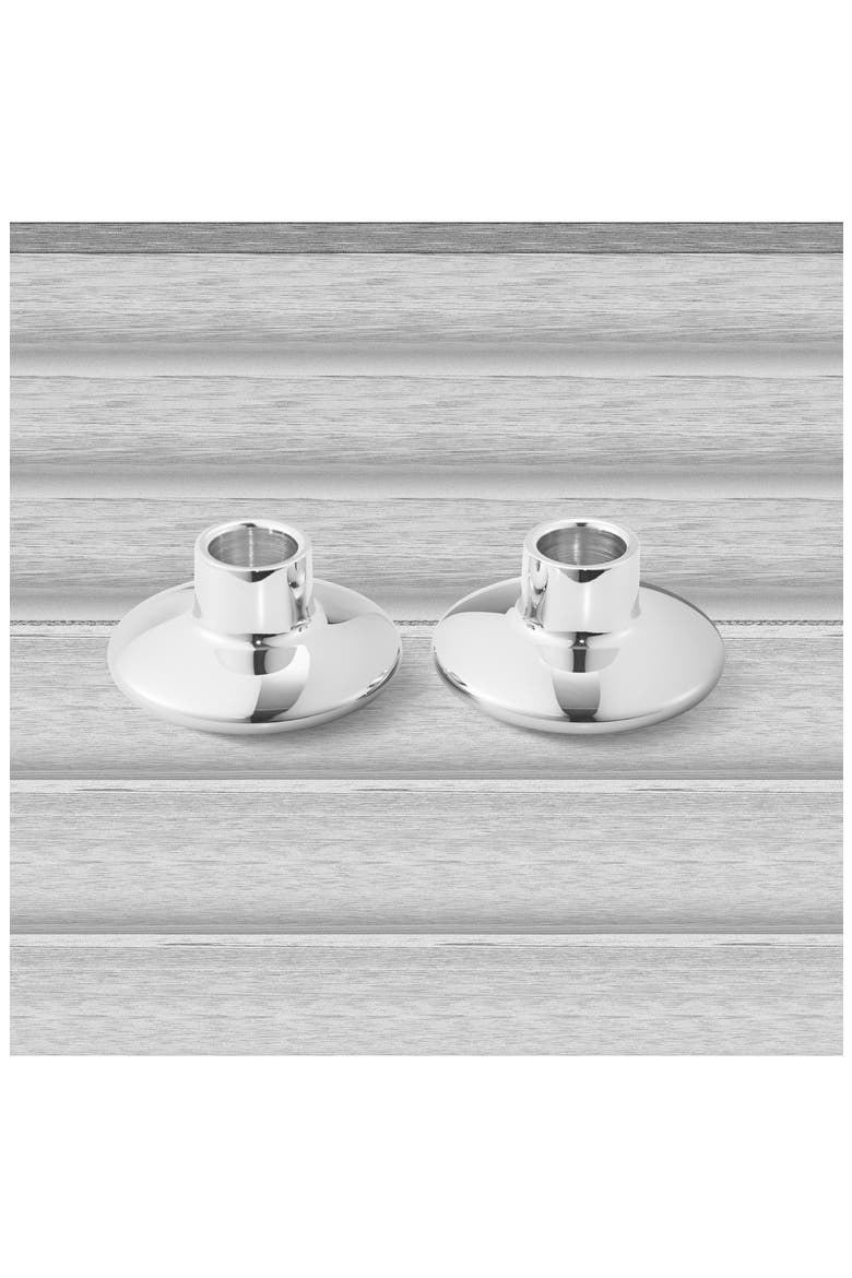 Koppel Set of 2 Candleholders, Alternate, color, STAINLESS STEEL