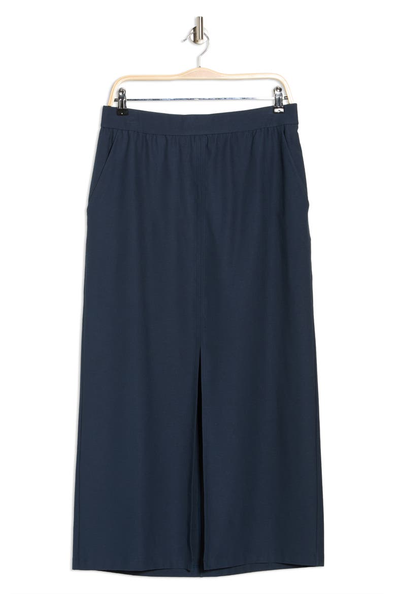 Front Slit Maxi Skirt, Alternate, color, DEEP ADRIATIC