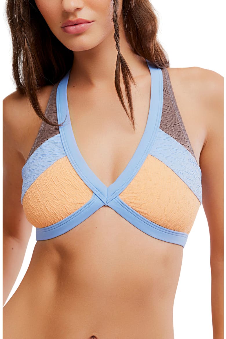 Kendall Colorblock Bikini Top, Main, color, REEF/ VISTA BLUE/ MOCK