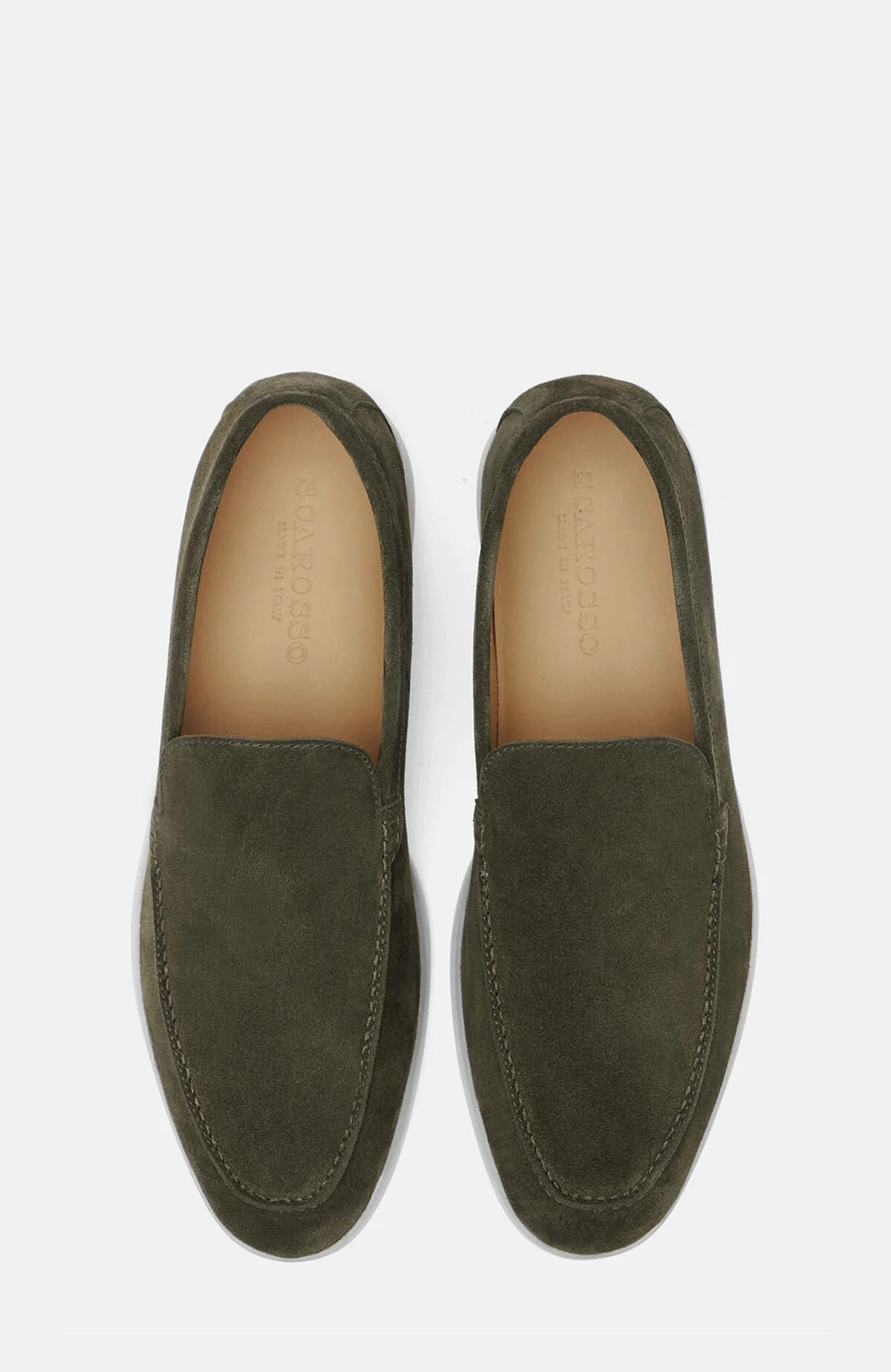 Ludovico Loafers, Alternate, color, Olive - Suede