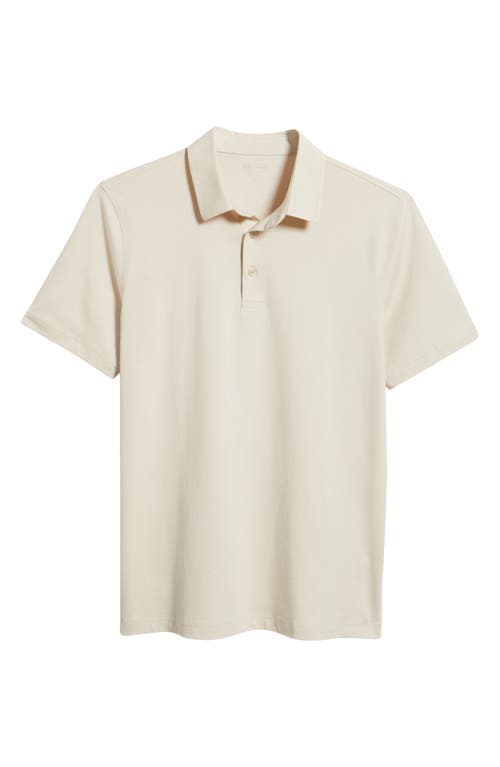 Ag Bryce Short Sleeve Polo Shirt In Neutral