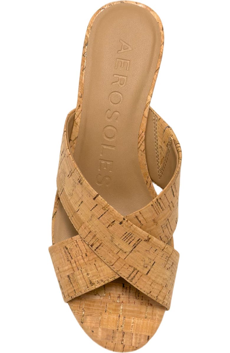 Aerosoles Cruis Platform Wedge Sandal, Alternate, color, Natural