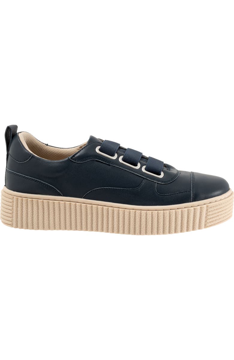 Trotters Bliss Platform Sneaker, Alternate, color, Navy