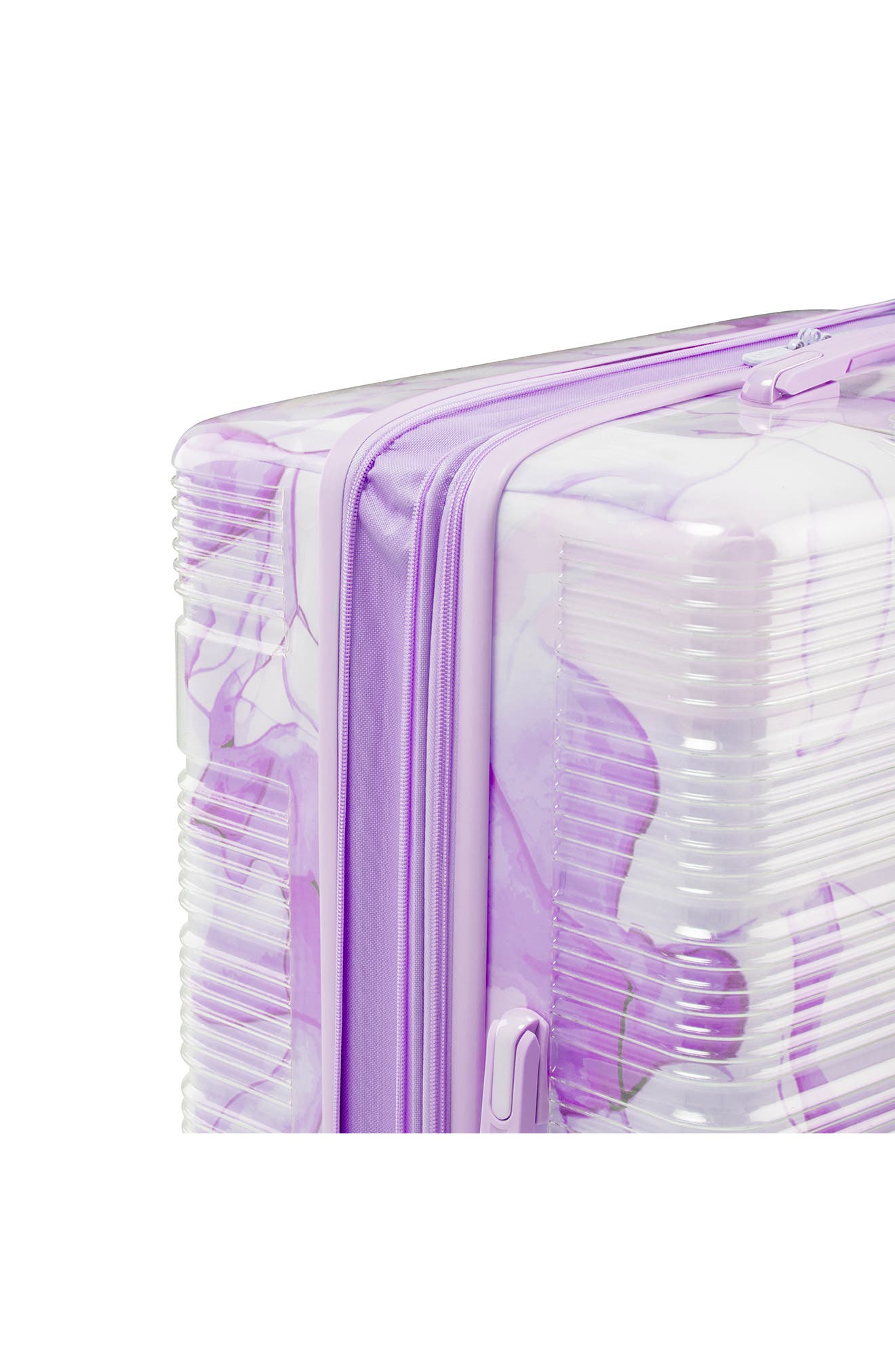 Vacay Spotlight Clear 2-Piece Lightweight Luggage Set, Alternate, color, 