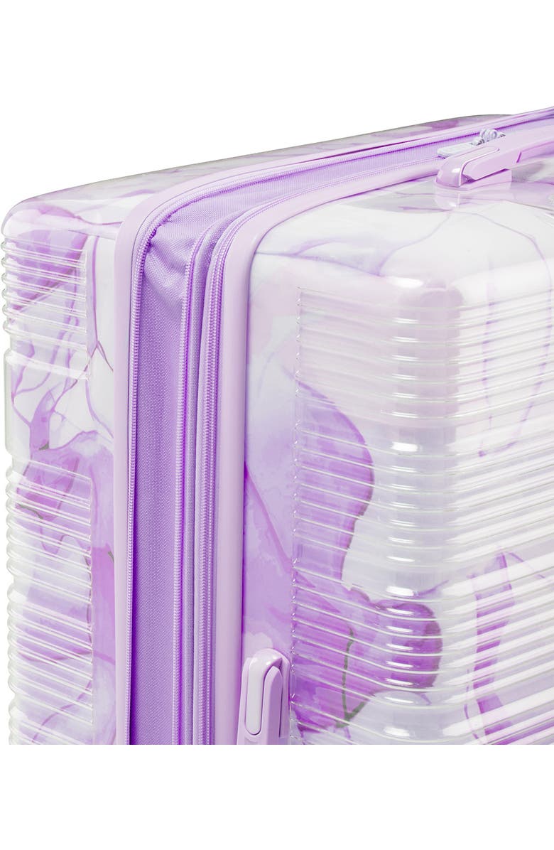 Vacay Spotlight Clear 2-Piece Lightweight Luggage Set, Alternate, color,