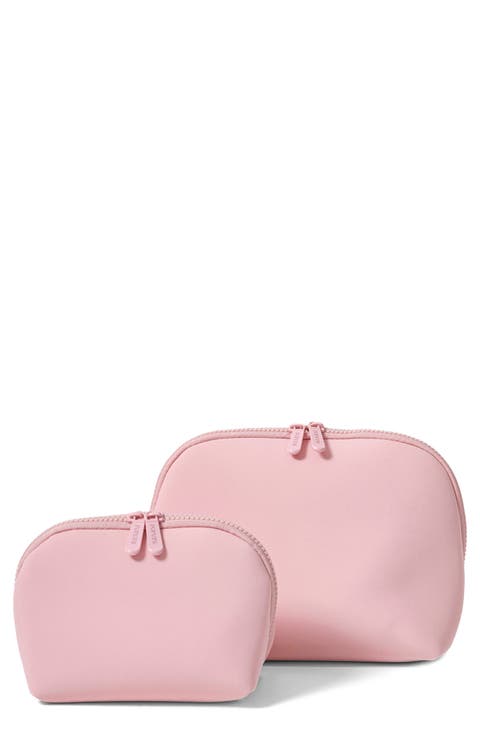 2-Piece Neoprene Makeup Pouch Set