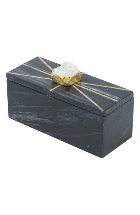 R16 HOME Amethyst Marble Box