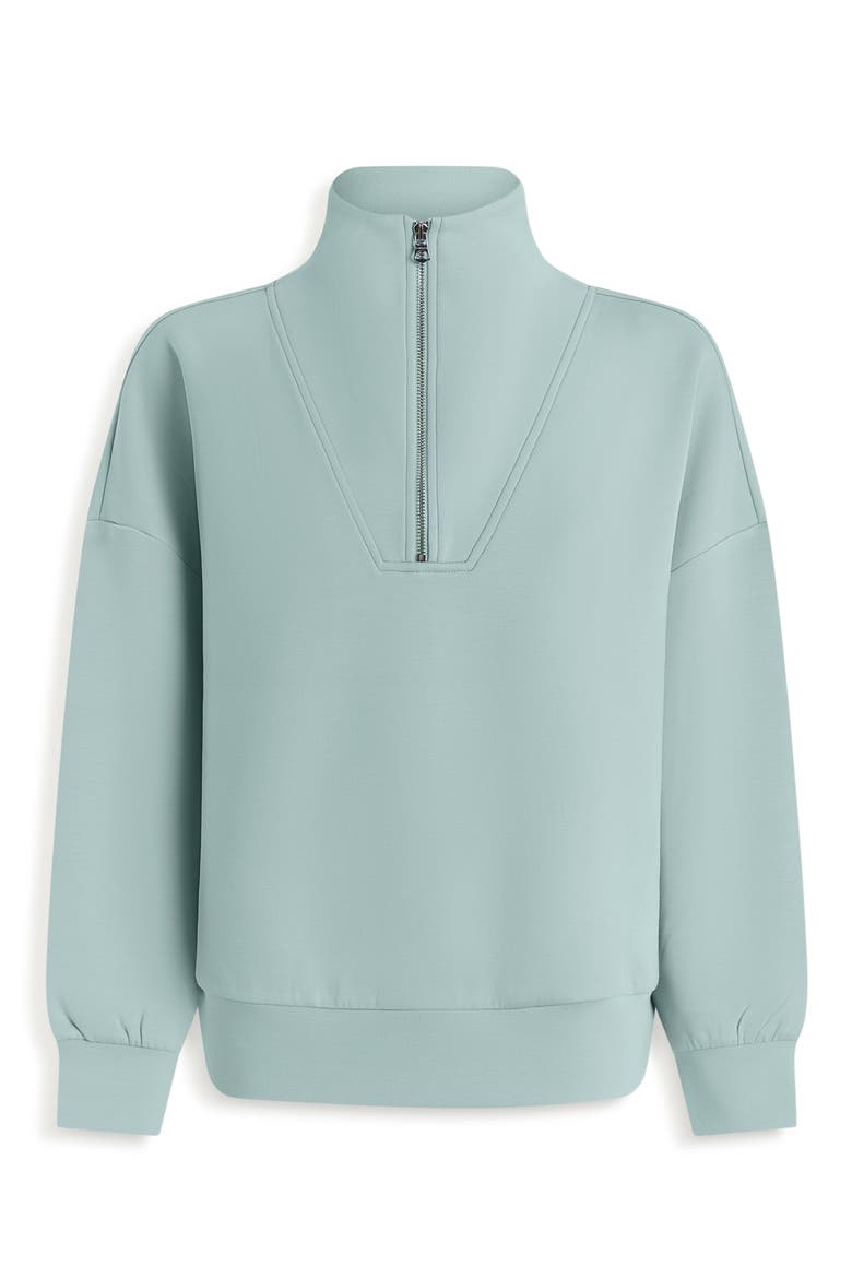 Hawley Half-Zip Sweatshirt, Alternate, color, PORCELAIN BLUE