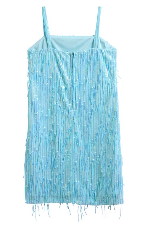 LOVE, NICKIE LEW LOVE, NICKIE LEW KIDS' FALLING SEQUINS DRESS 