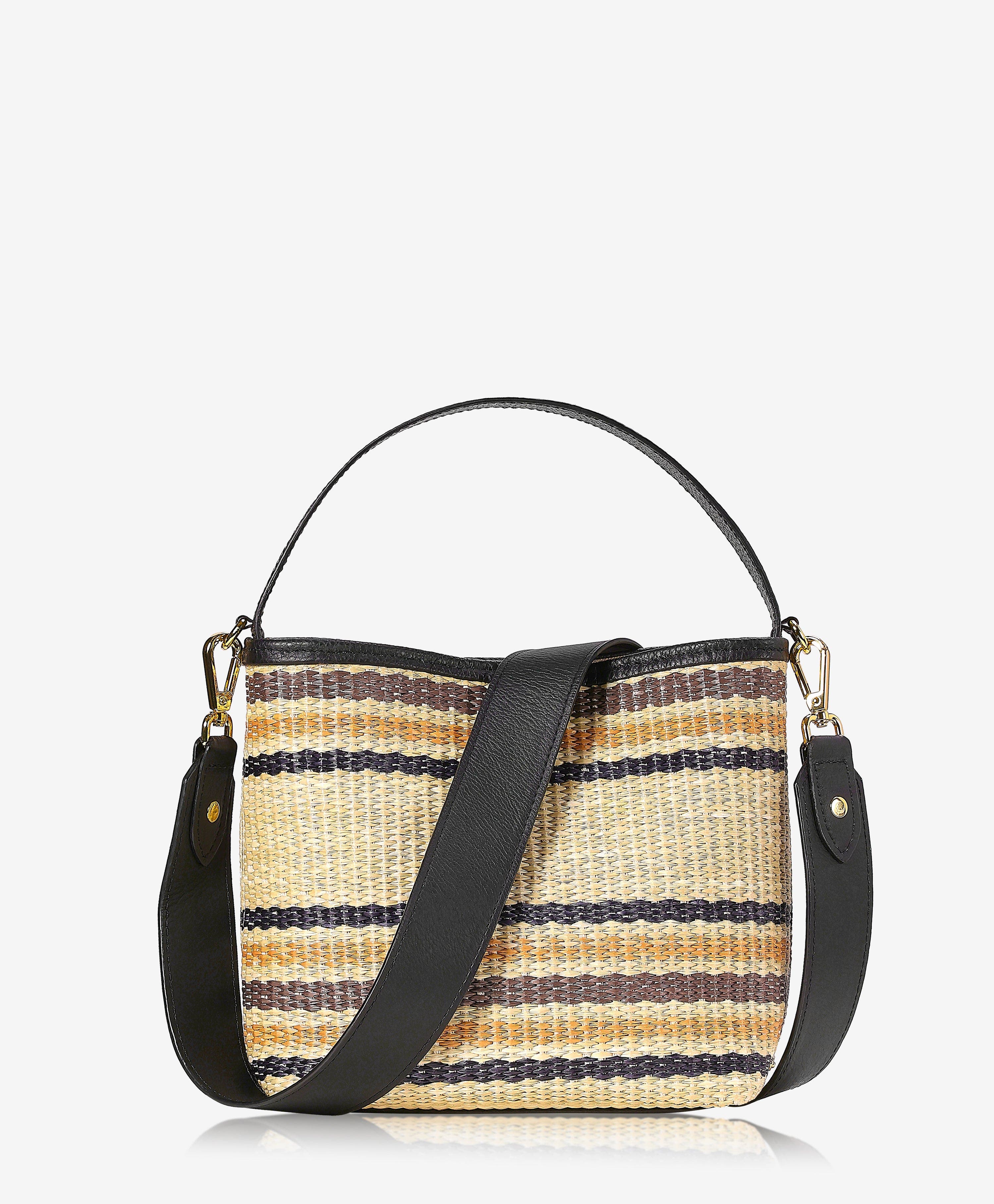 GiGi New York Tate Bucket Bag, Main, color, Natural Raffia