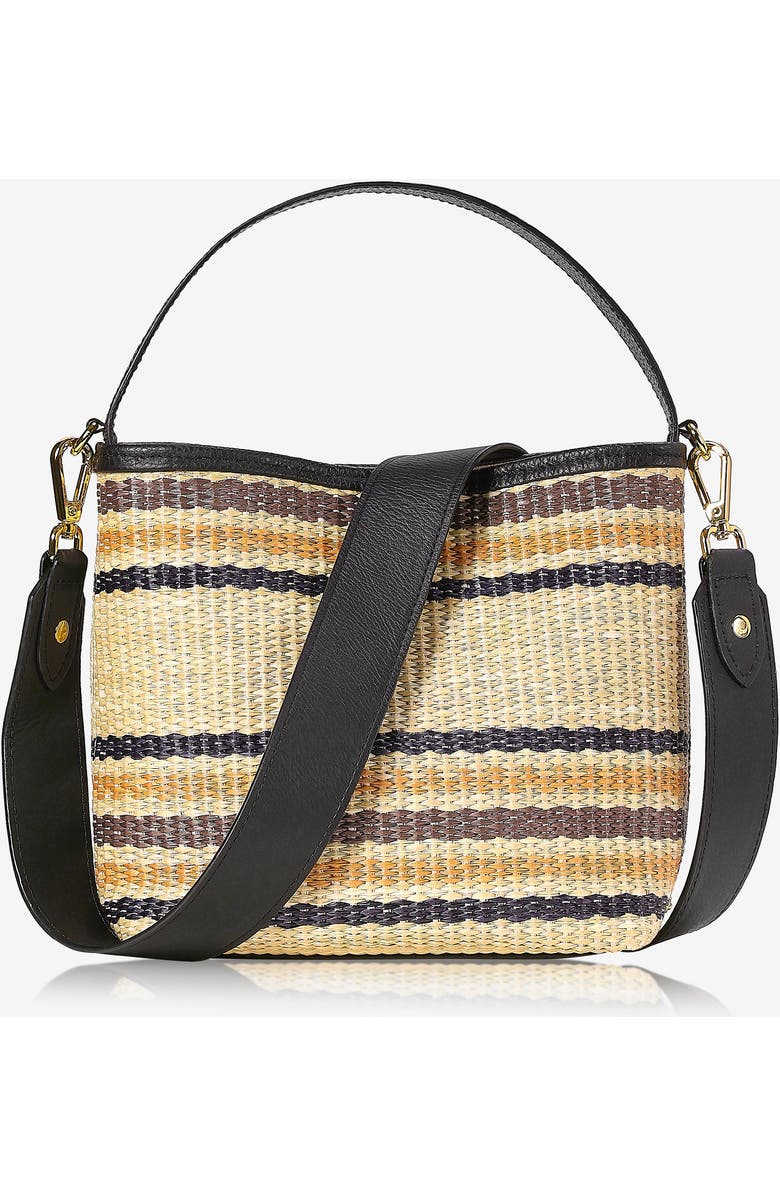 GiGi New York Tate Bucket Bag, Main, color, Natural Raffia