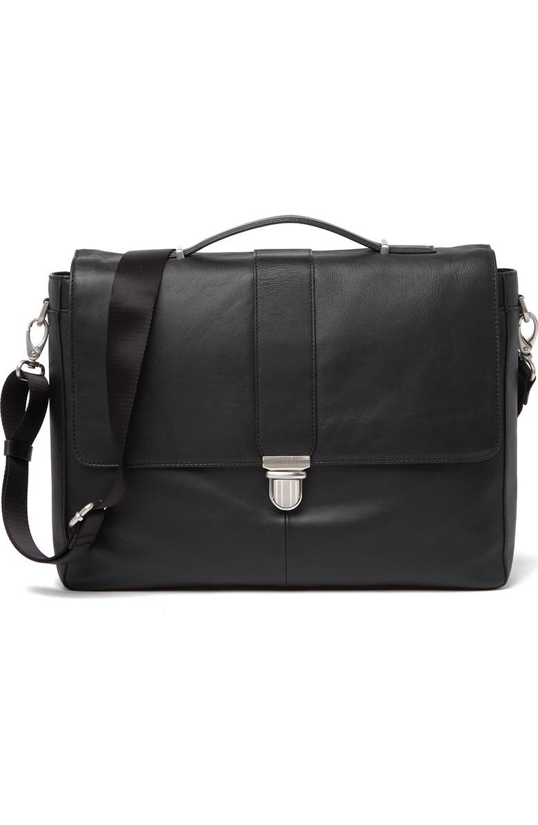Cole Haan Leather Briefcase, Main, color,