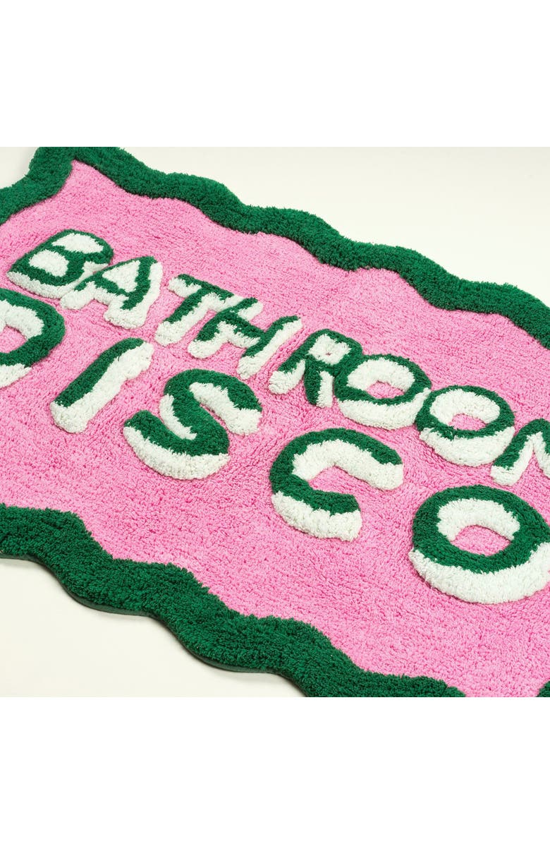 Zsa Zsa Zsu Punjab 100% Cotton Bath Mat 24X35 In, Alternate, color, Pink