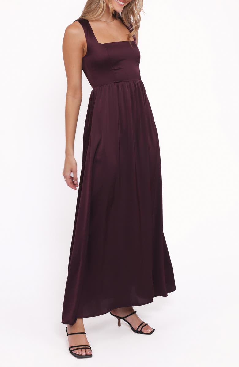 Petal & Pup Elania Sleeveless Maxi Dress, Alternate, color, Plum