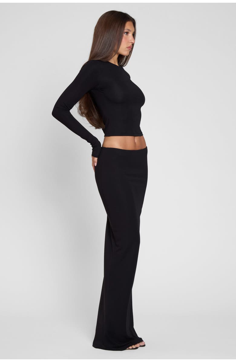 LEAU Everyday Jersey Long Sleeve Top, Alternate, color, Black