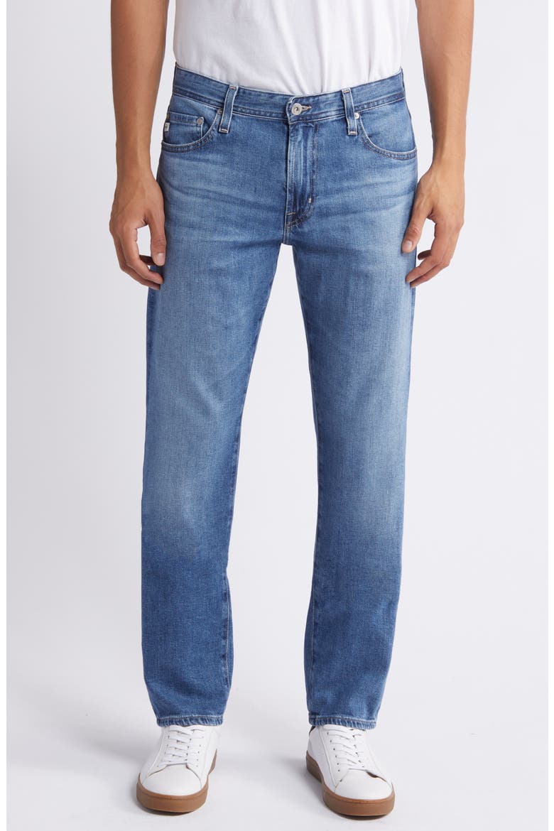 Everett Slim Straight Leg Jeans, Main, color, BAILARD
