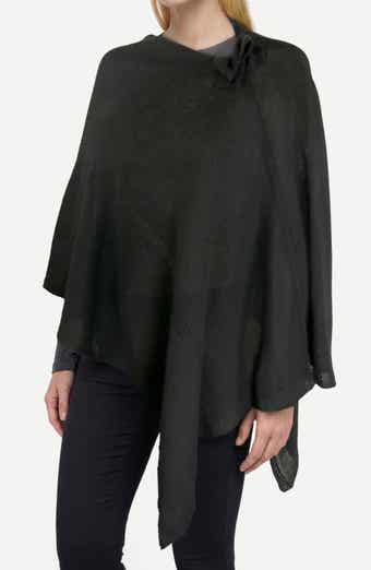Portolano Cashmere Bow Poncho