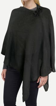 Portolano Cashmere Bow Poncho