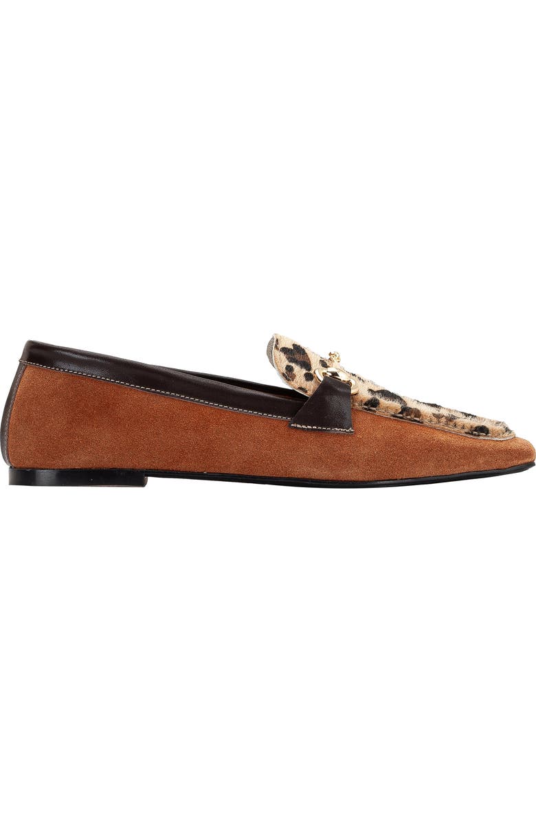 Forever & Always Shoes Mabel Suede Leather Horsebit Loafers, Main, color, Cognac Brown Suede Leather