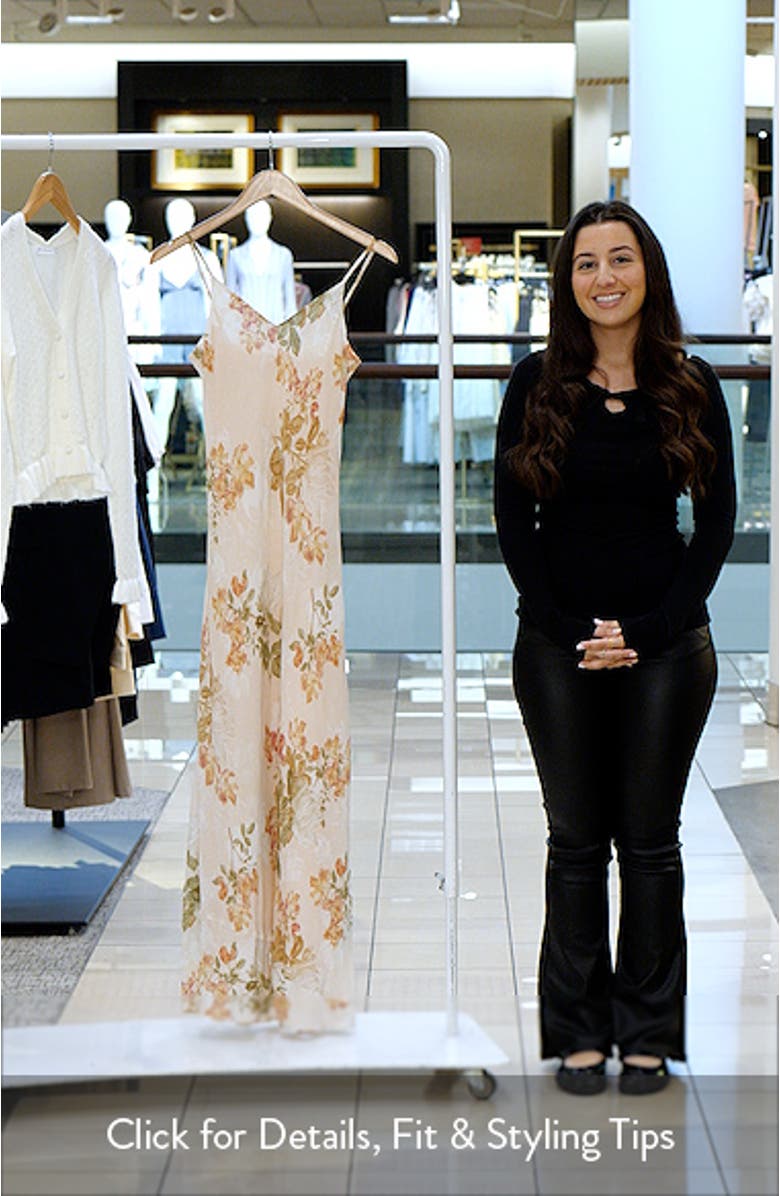 The Favorite Floral Georgette Slipdress, sales video thumbnail