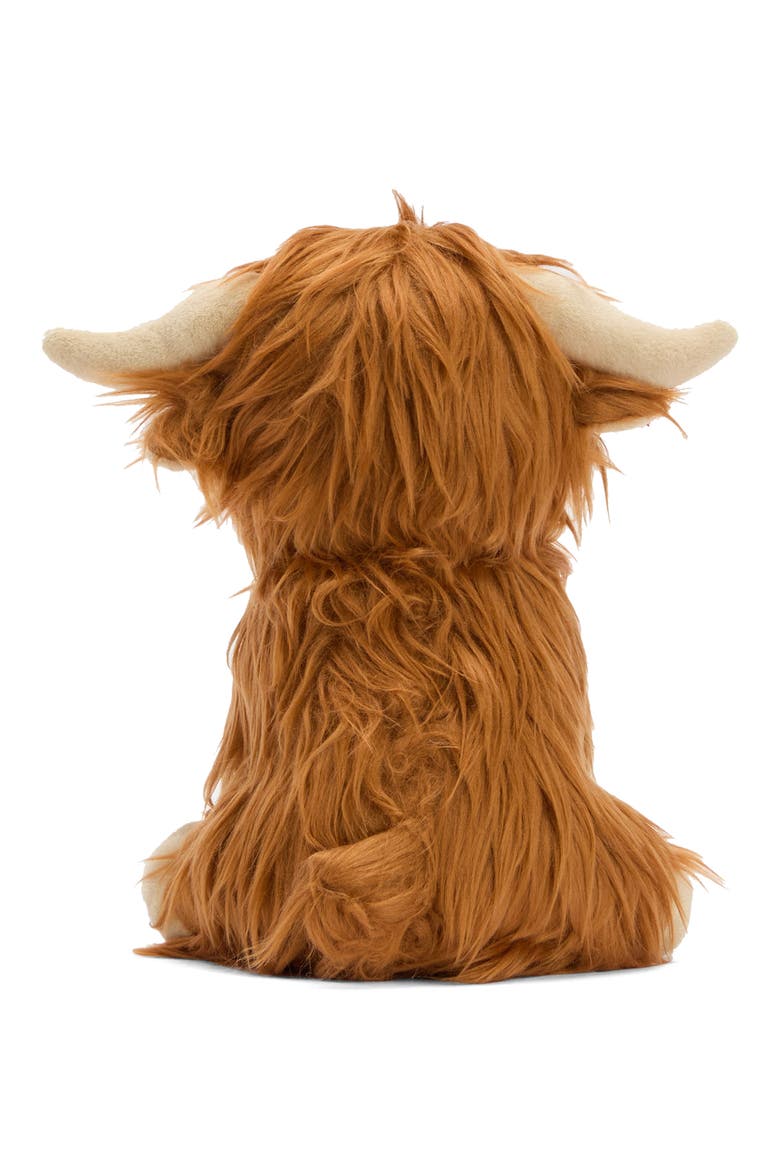Highland Cow Dog Toy, Alternate, color, BROWN/ CLASSIC