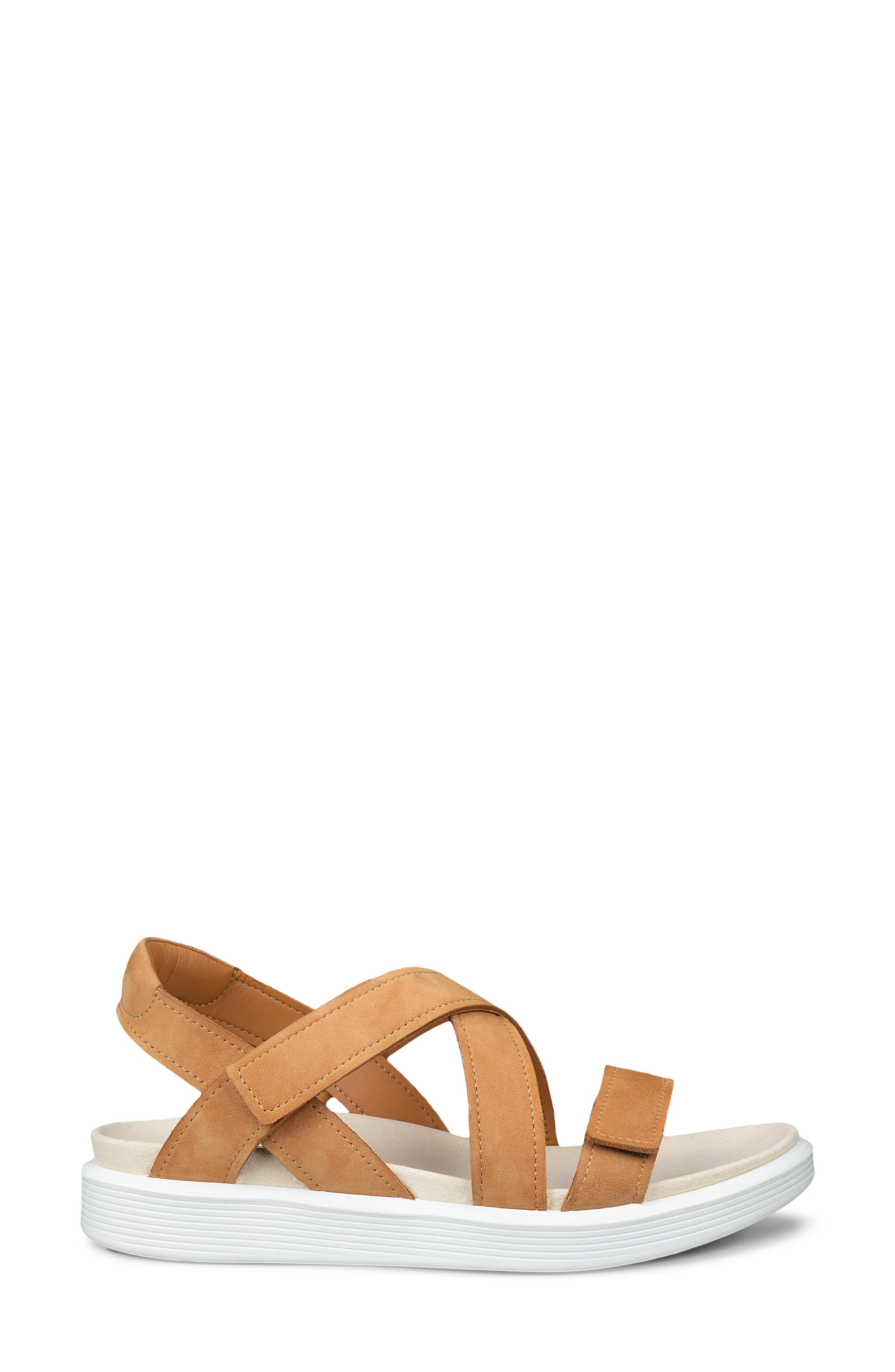 Soft Cross Strap Sandal, Alternate, color, LION