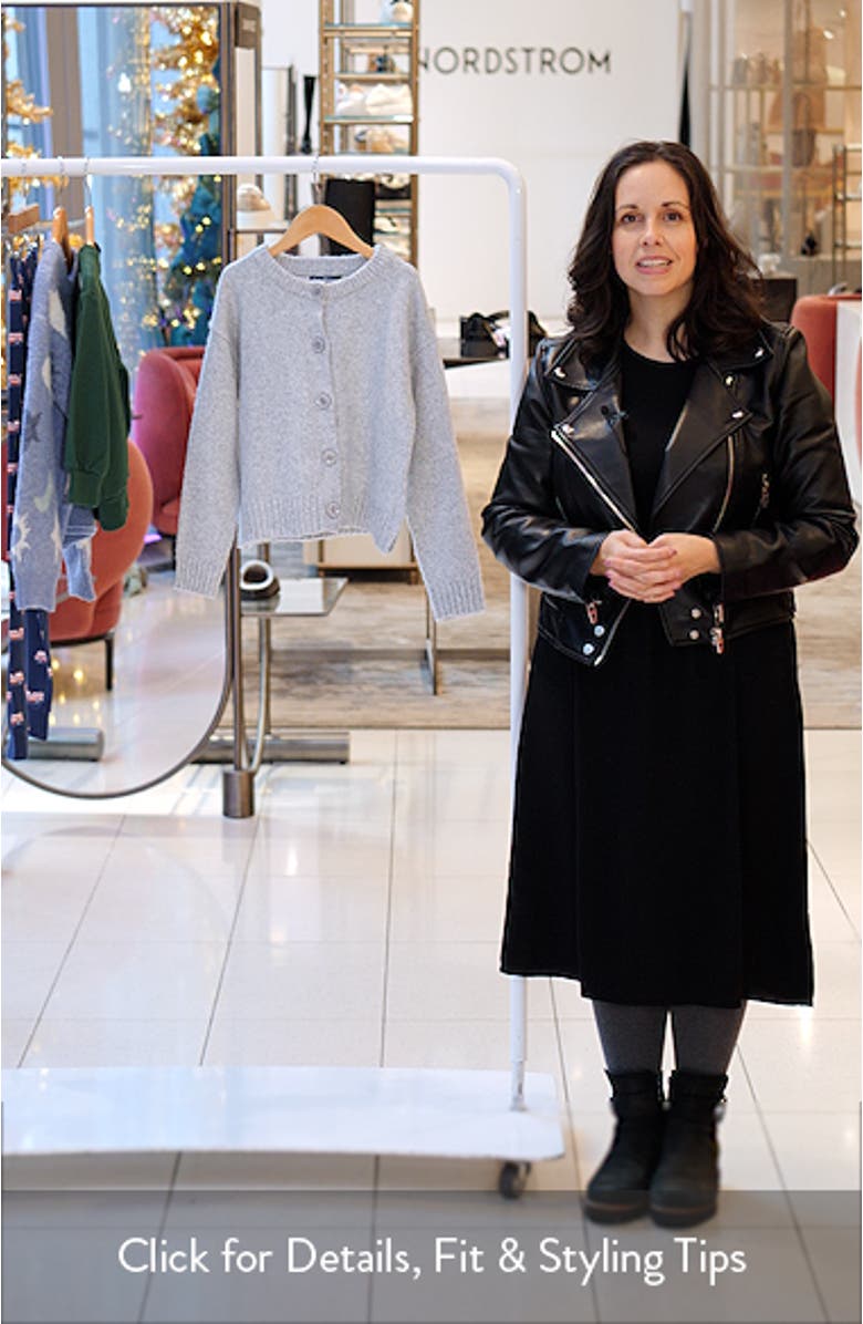 Kids' Crewneck Cardigan, sales video thumbnail