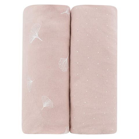 Ely's & Co. Solid Scalloped Wash Cloth Set (3 Pack) - Blue