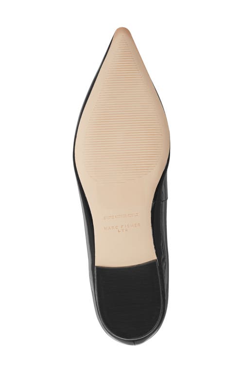 Marc Fisher Ltd Trella Mary Jane Pointed Toe Flat In Black