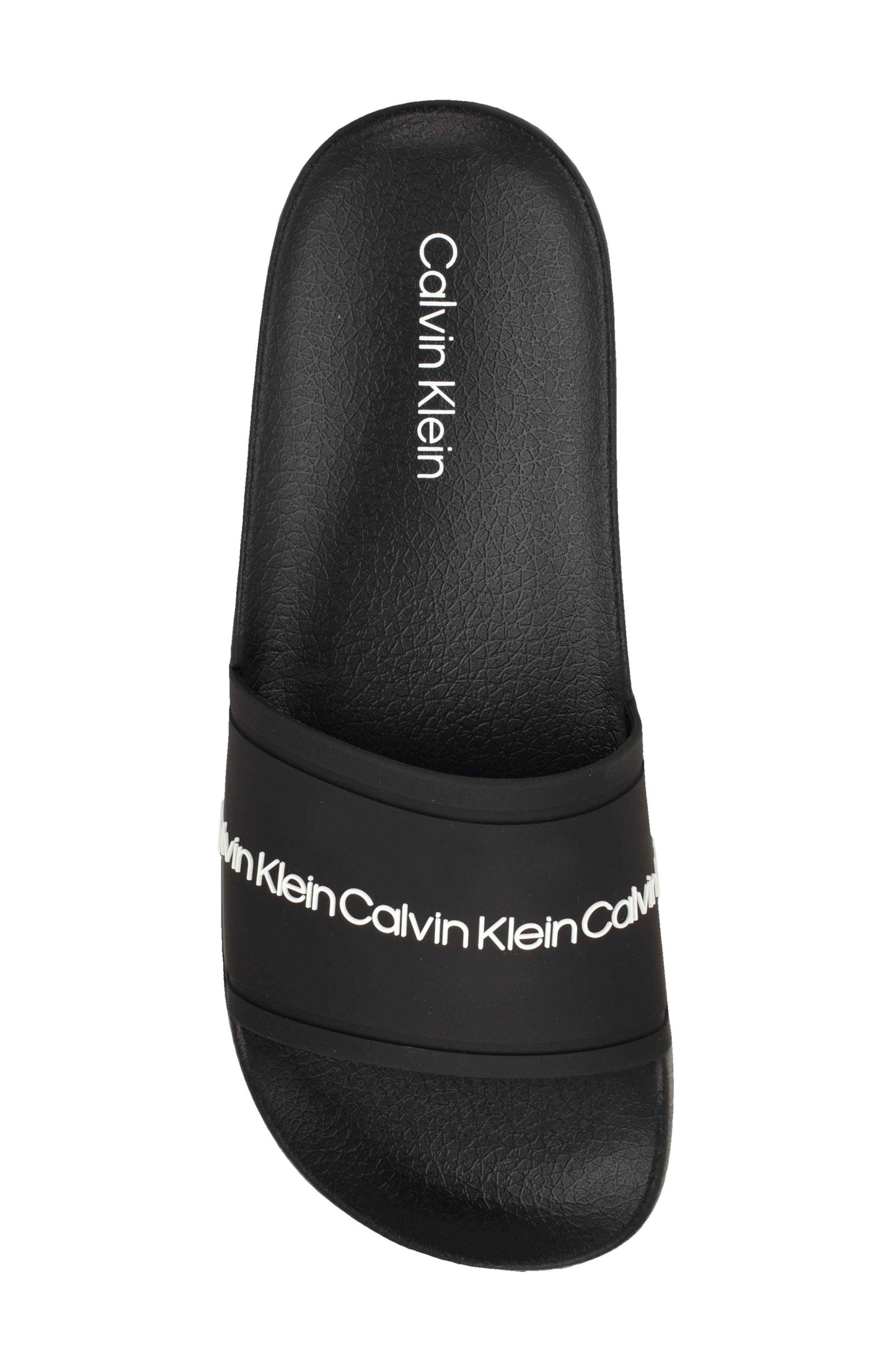 Calvin Klein Anyka Slide Sandal, Alternate, color, Black