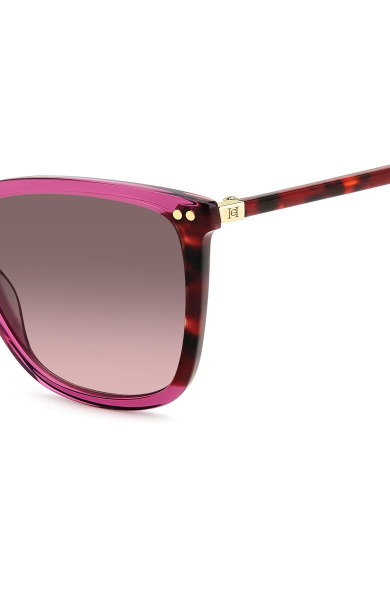 Carolina Herrera 55mm Gradient Cat Eye Sunglasses, Alternate, color,
