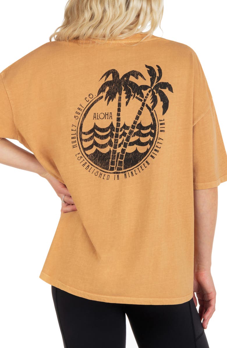 Hurley Aloha Boyfriend Graphic Tee, Alternate, color, 