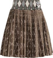 Chopova Lowena Crescent Pleated Midi Skirt