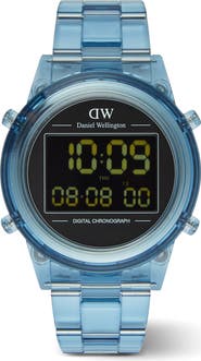 Daniel Wellington Retro Digital Bracelet Watch, 42mm