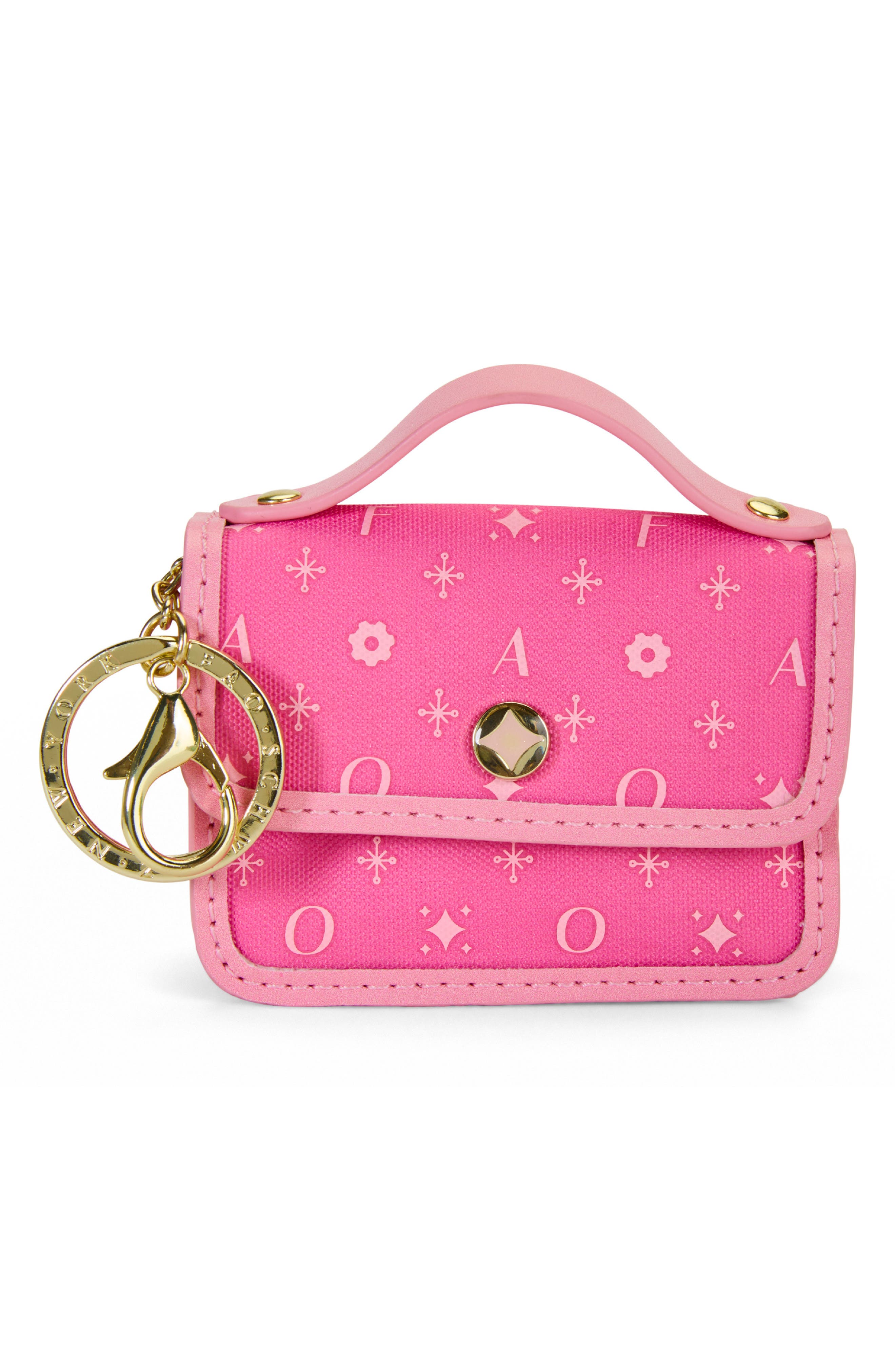 FAO Schwarz Mini Flap Handbag, Main, color, Medium Pink