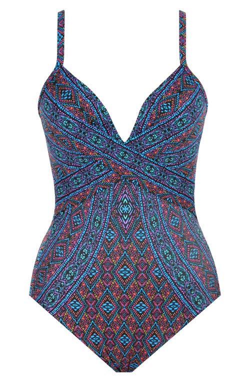 Shop Miraclesuit ® Romani Captivate One-piece Swimsuit In Purple Multi
