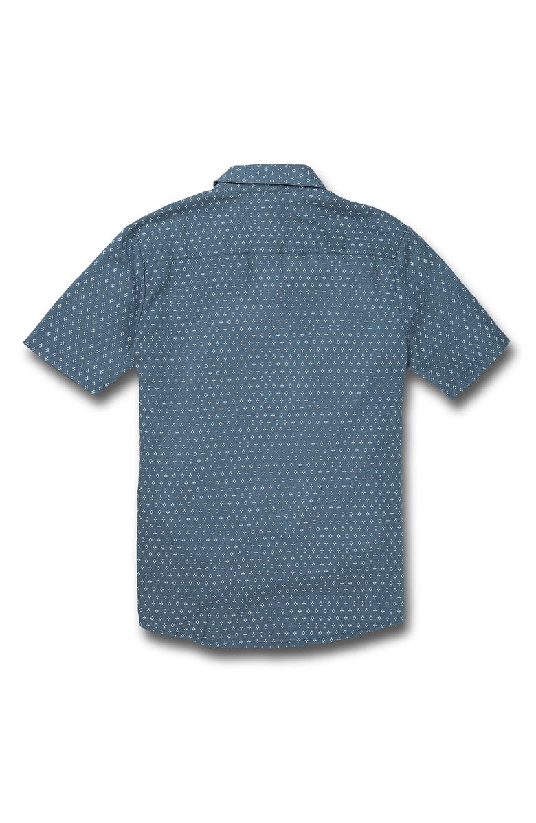 Volcom Milton Dobby Short Sleeve Button-Up Shirt, Alternate, color, 