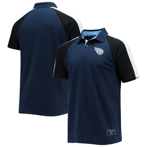Men
s Tommy Hilfiger Navy/White Tennessee Titans Holden Raglan Polo