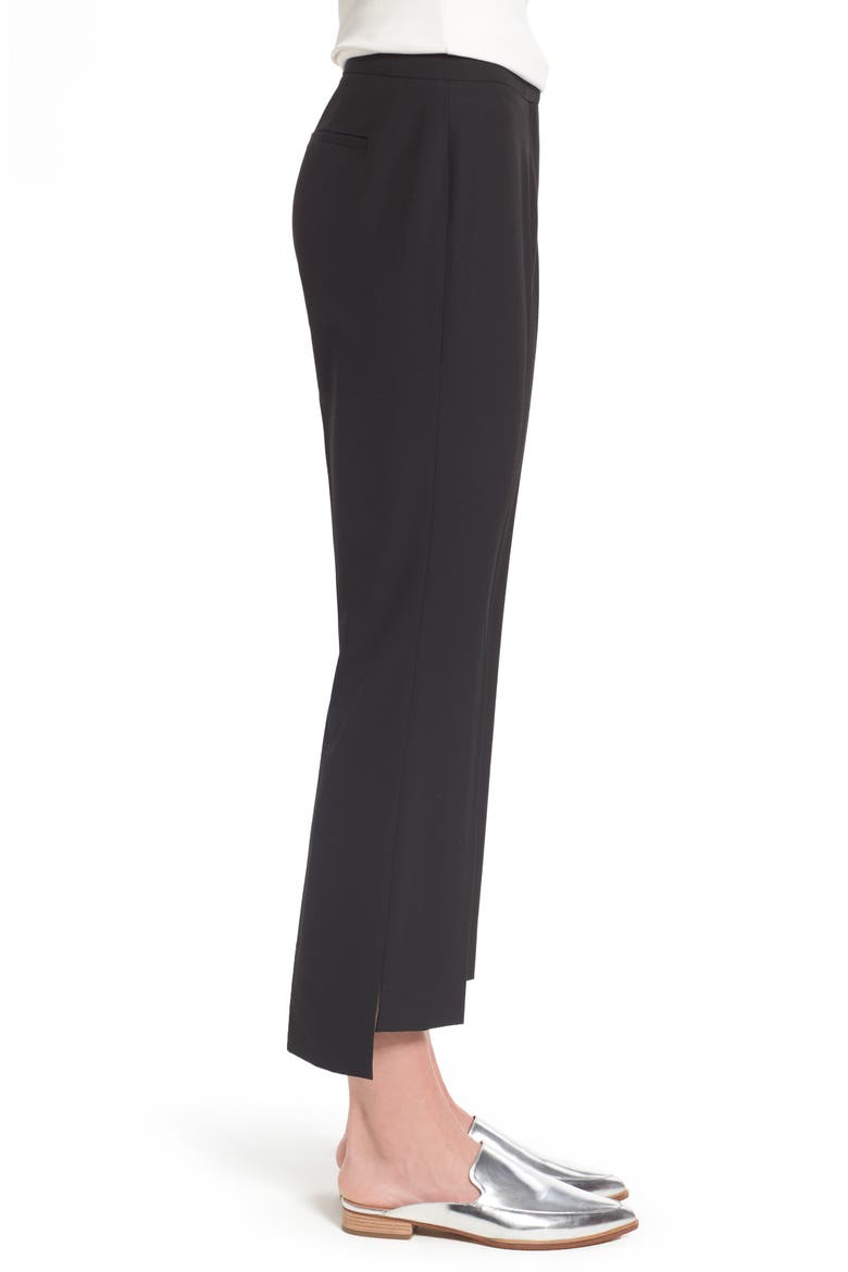 Step Hem Pants, Alternate, color, BLACK