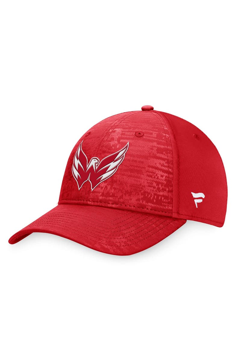 FANATICS Men's Fanatics Branded Red Washington Capitals Fundamental Flex Hat, Alternate, color,