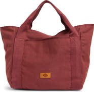 New Amsterdam Leatherworks Liliana Large Canvas Tote Bag