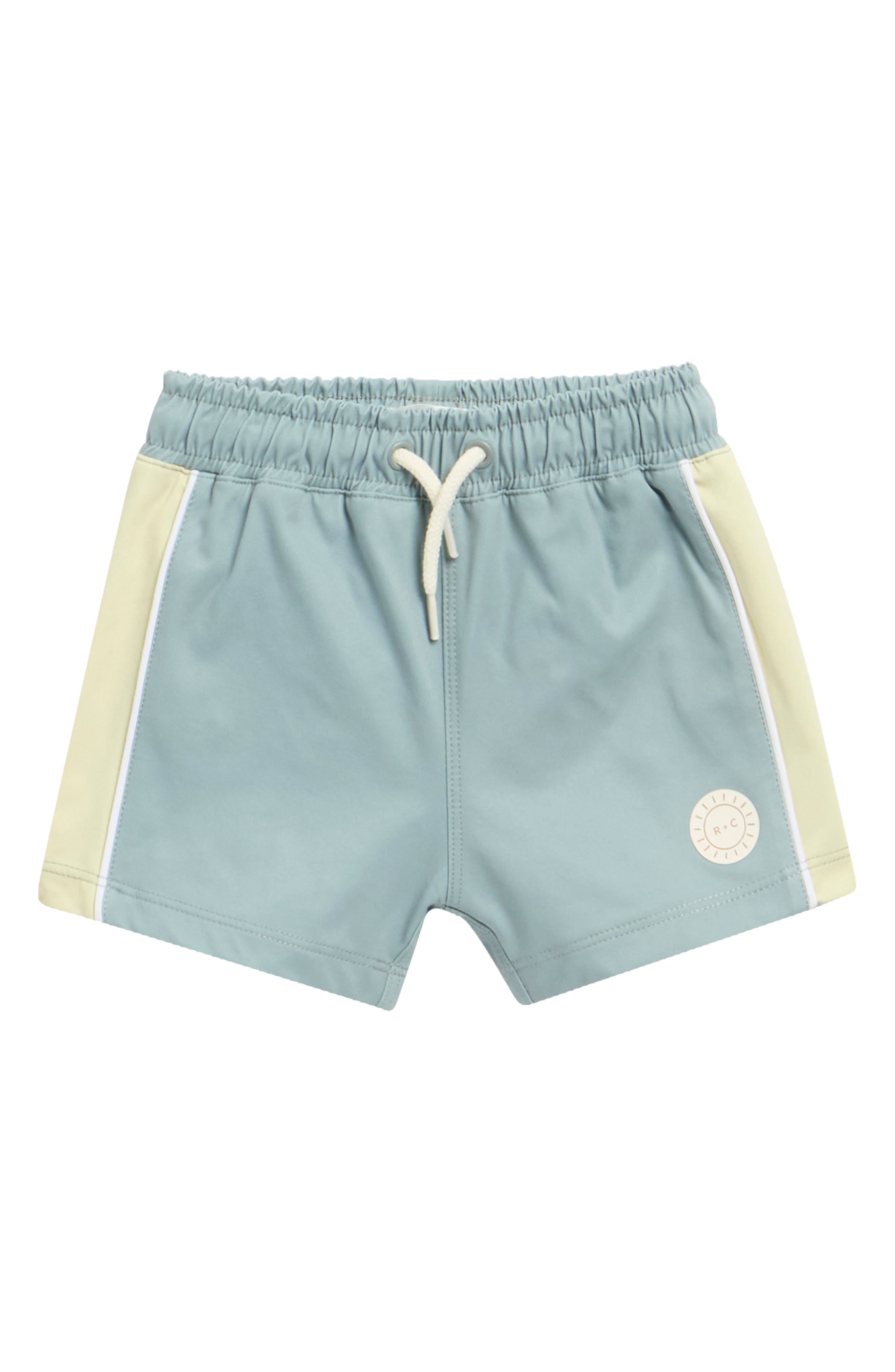 Paneled Board Shorts