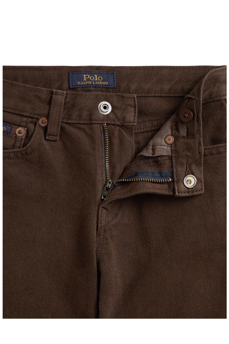 Kids' Straight Leg Jeans, Alternate, color, NUTMEG BROWN