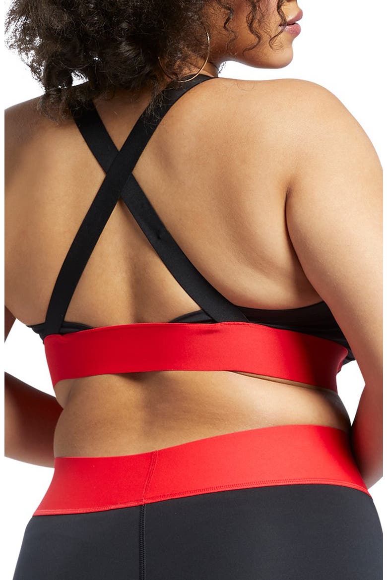 Reebok x Cardi B Bralette, Alternate, color, BLACK