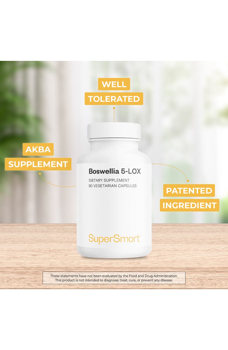 SuperSmart Boswellia 5-LOX 200 mg per Day - with Boswellia Serrata Extract, Alternate, color, NO COLOR