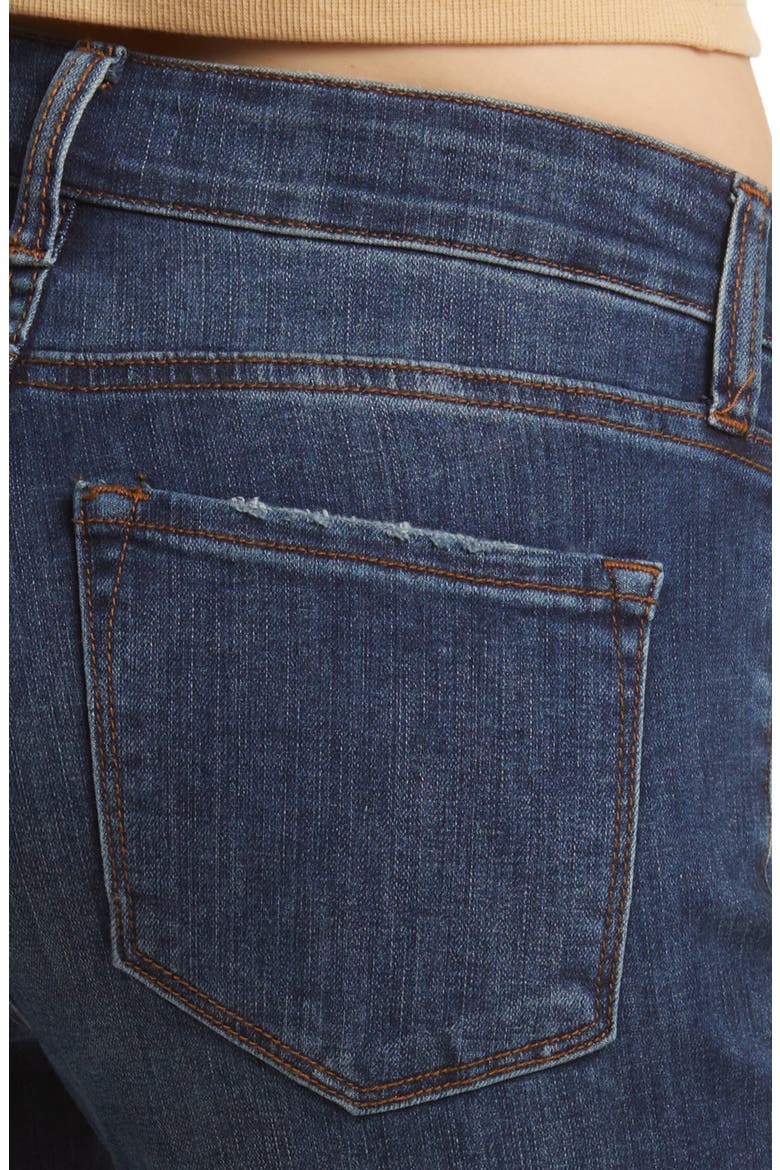 Mandy High Waist Baby Bootcut Jeans, Alternate, color, BACKWATER