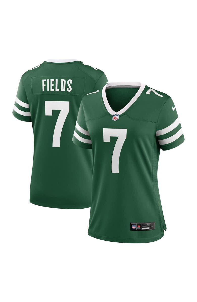 Nike Women's Nike Justin Fields Legacy Green New York Jets Game Jersey, Alternate, color, Green