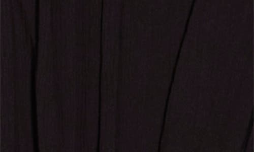 Elan Strapless Cover-up Jumpsuit In Black