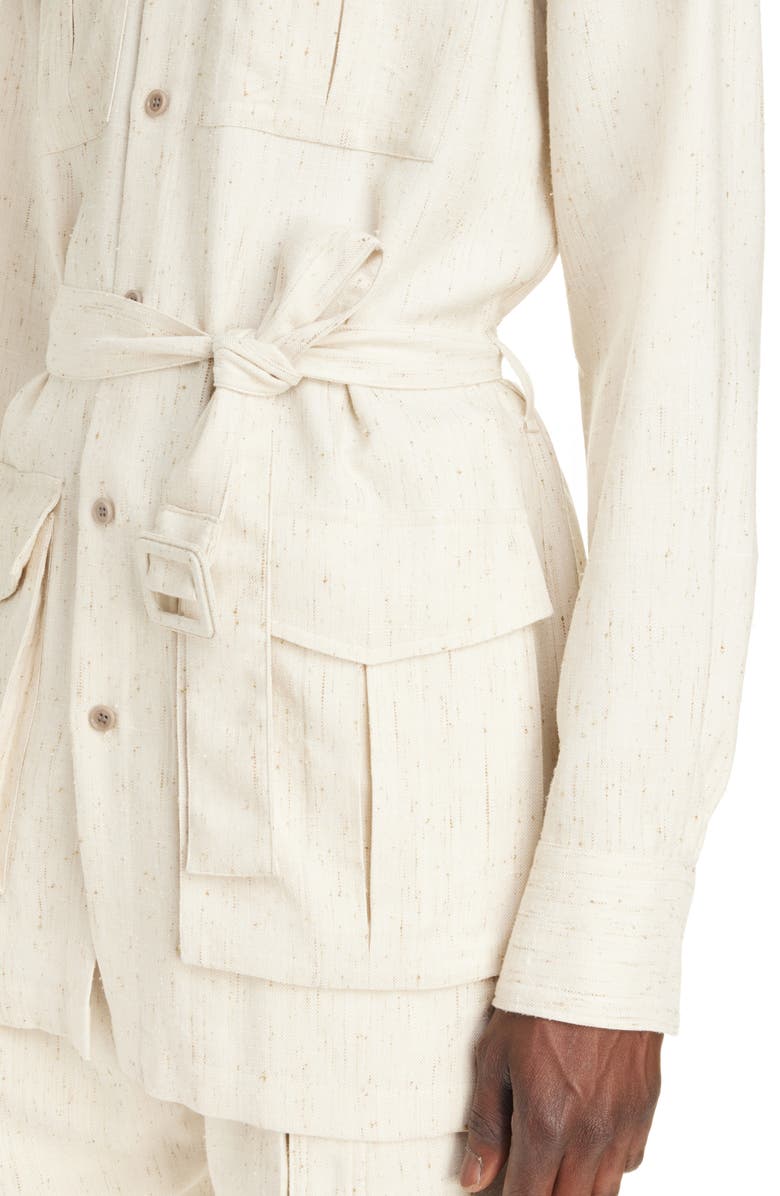 Dries Van Noten Columbia Twill Shirt Jacket, Alternate, color, 