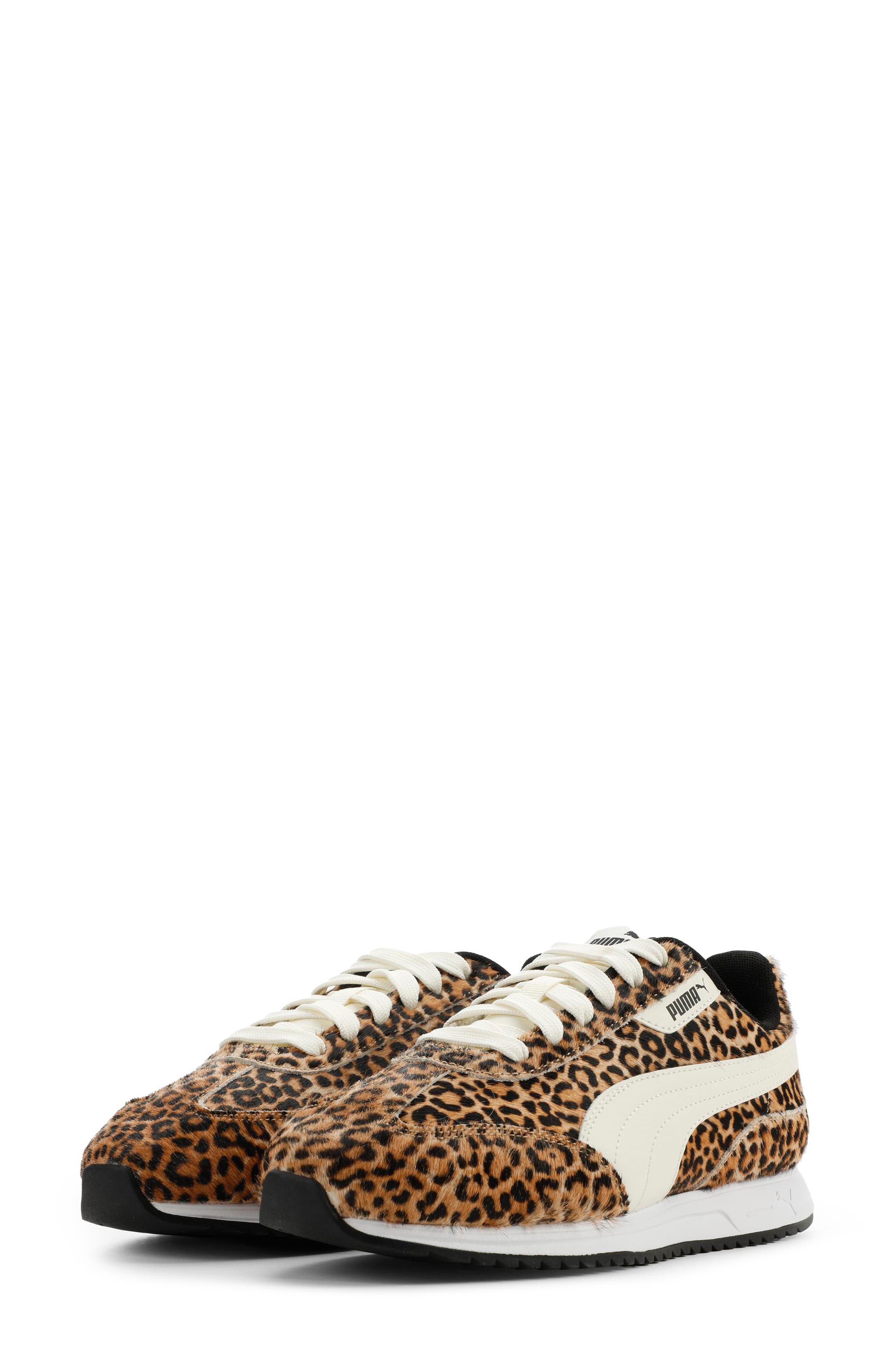 Softride St I-Win Leopard Genuine Calf Hair Sneaker